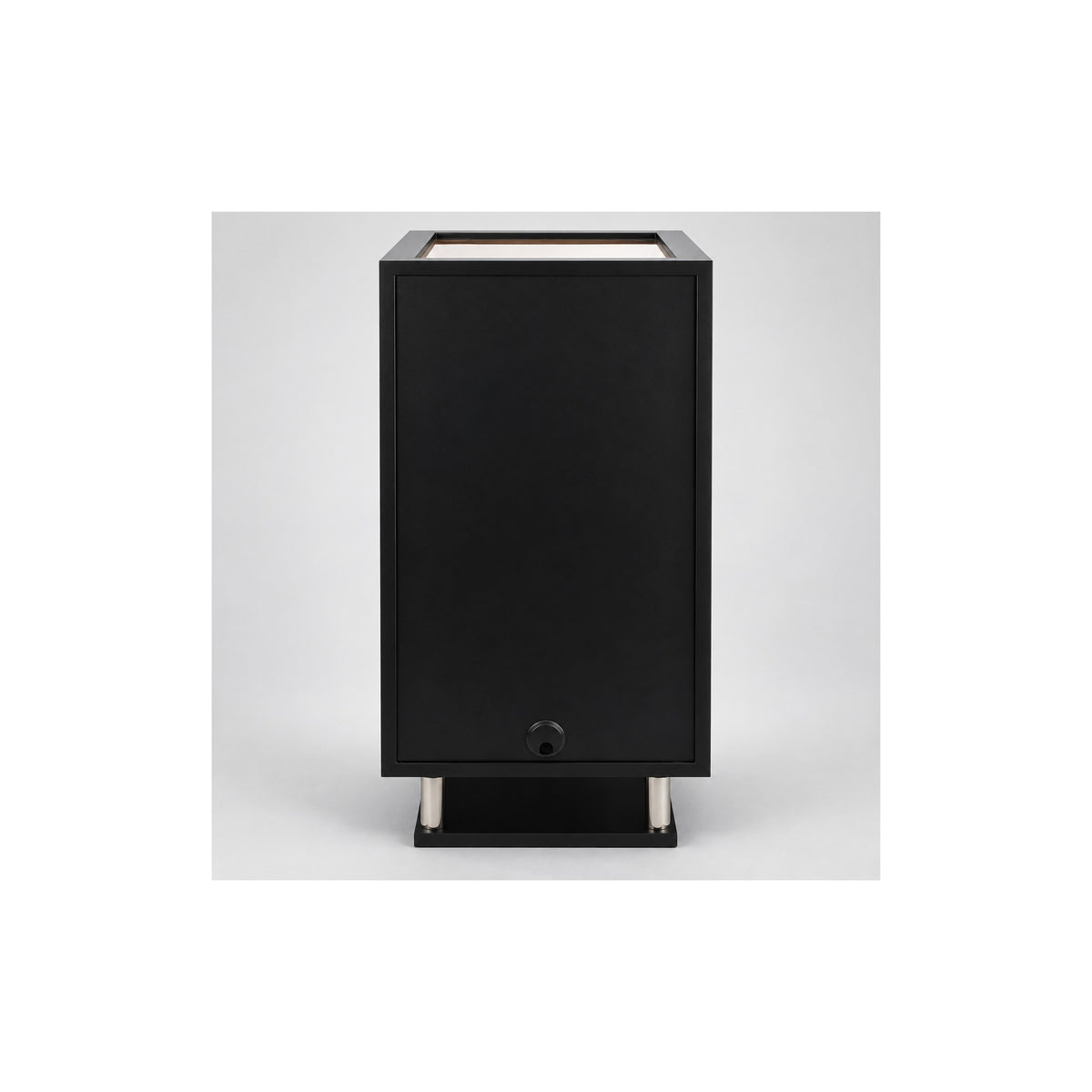 Adorini Prato Glass Top Deluxe Humidor Cabinet - Black