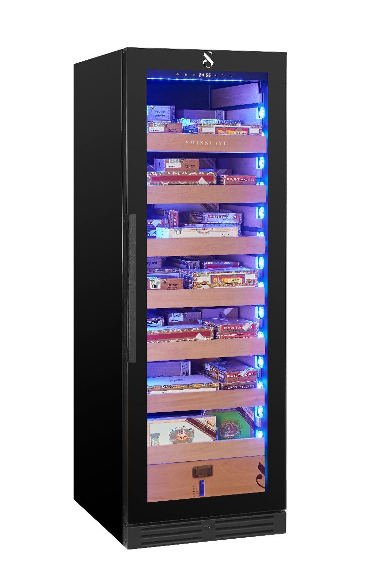 SWISSCAVE Humidor CLB-460 – 172cm, Capacity up to 2,800 Cigars