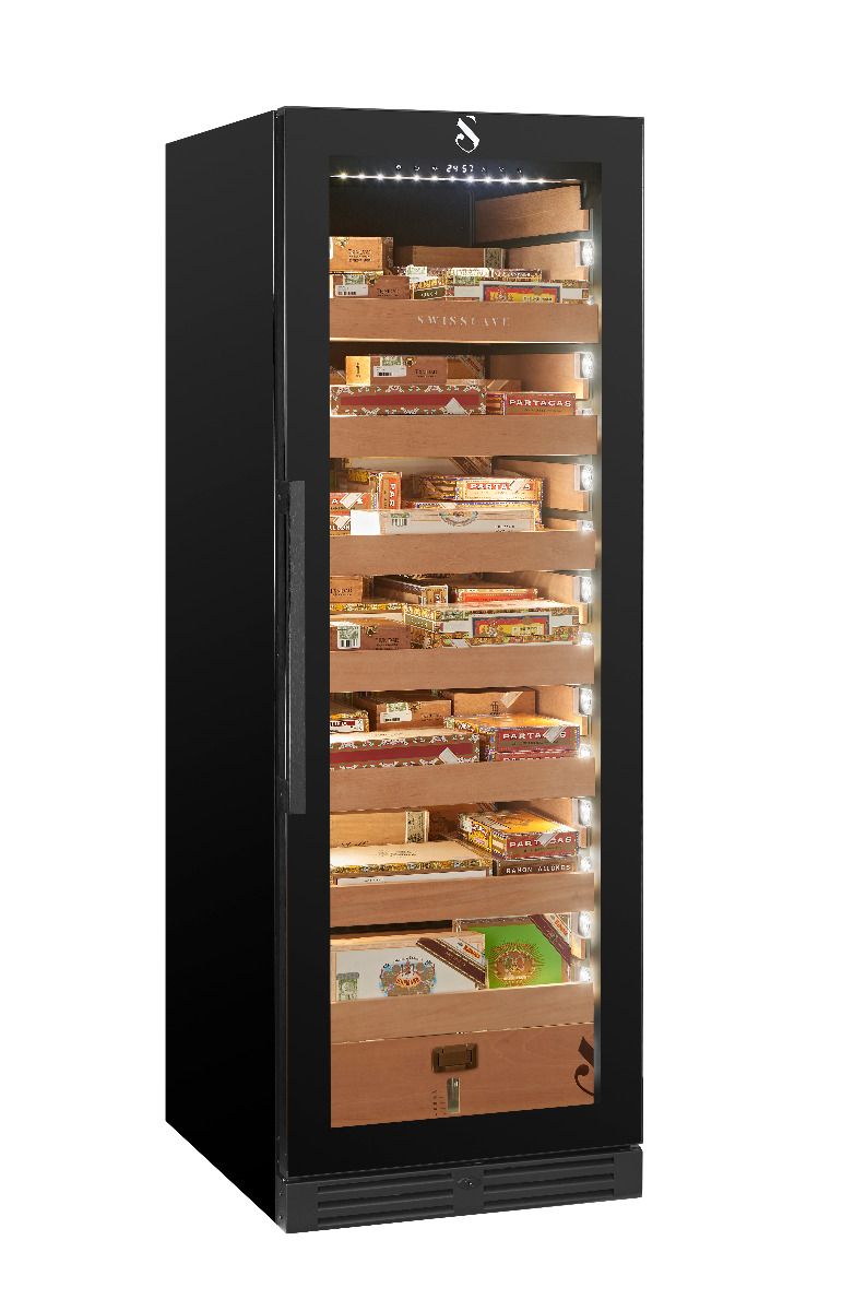 SWISSCAVE Humidor CLB-460 – 172cm, Capacity up to 2,800 Cigars