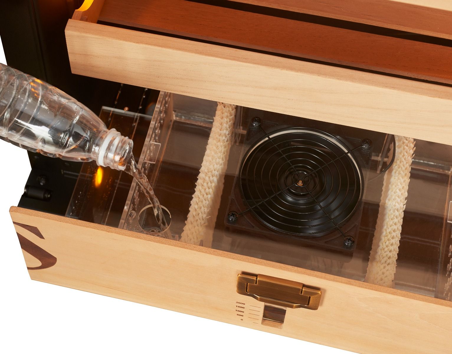 SWISSCAVE Humidor CLB-160 – 82cm Luxury Cigar Cabinet, Capacity up to 900 Cigars