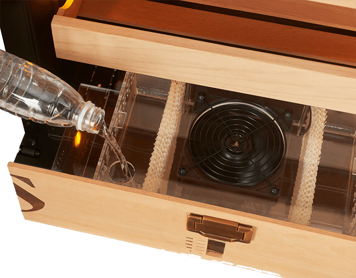 SWISSCAVE Humidor CLB-460 – 172cm, Capacity up to 2,800 Cigars