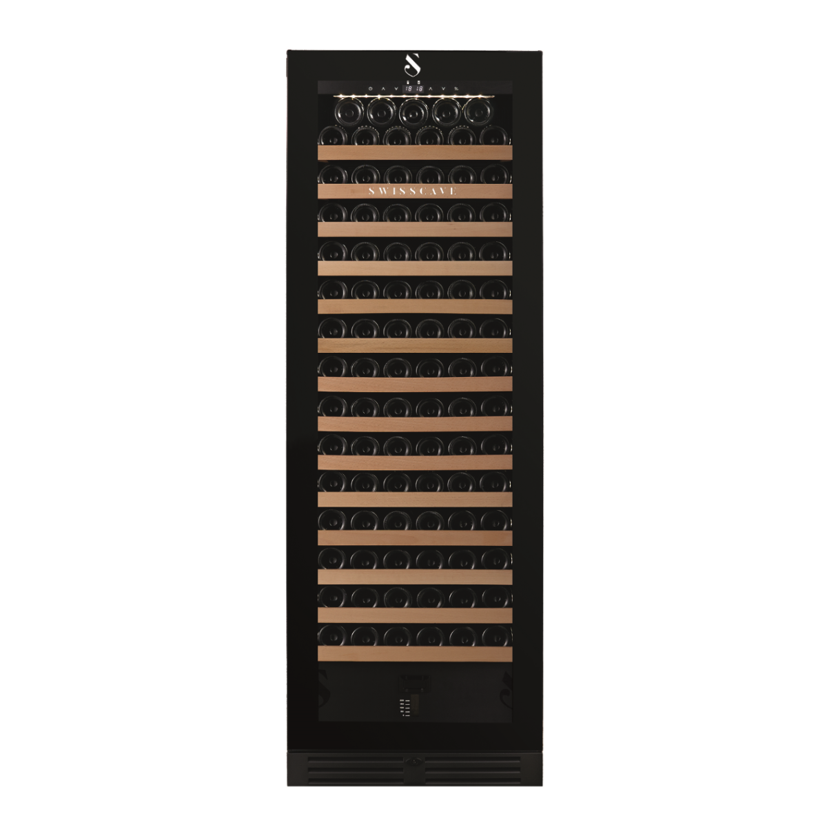 SWISSCAVE WLB-460FHU-MIX Single Zone Wine Cooler – 172cm, 152 Bottle Capacity