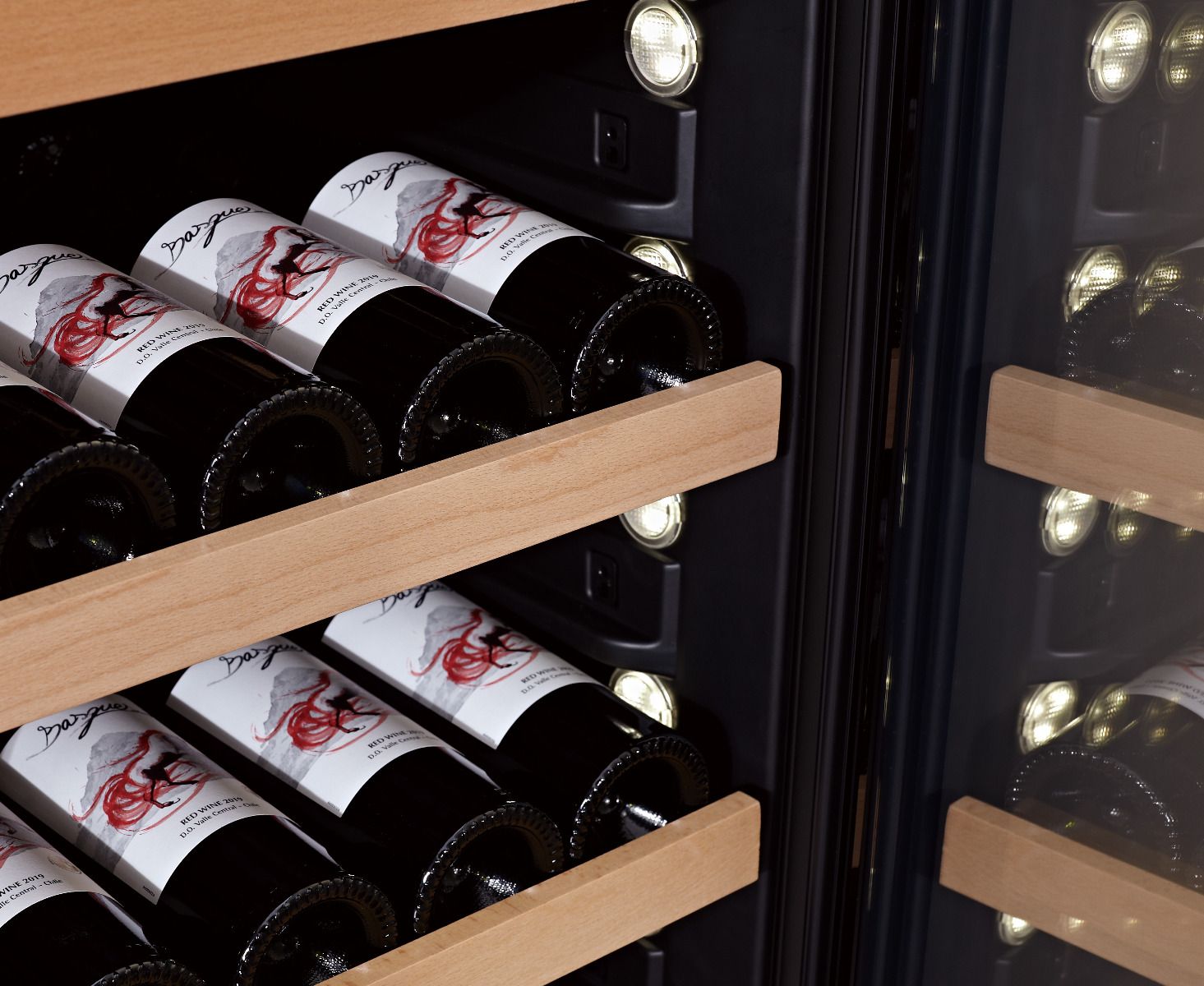 SWISSCAVE WLB-460FHU-MIX Single Zone Wine Cooler – 172cm, 152 Bottle Capacity