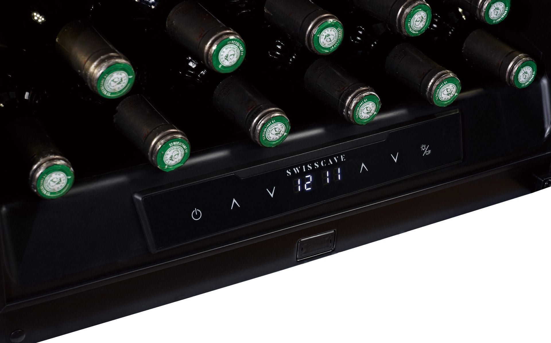 SWISSCAVE WIB-88DF Dual Zone Wine Cooler – 88cm Built-In, 40 Bottle Capacity
