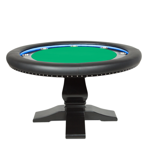 BBO Ginza LED 8-Person Poker Table with Dining Top (2BBO-GINZ)