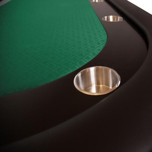 BBO The Rockwell Classic Mahogany 10-Person Poker Table with Dining Top (2BBO-RW)