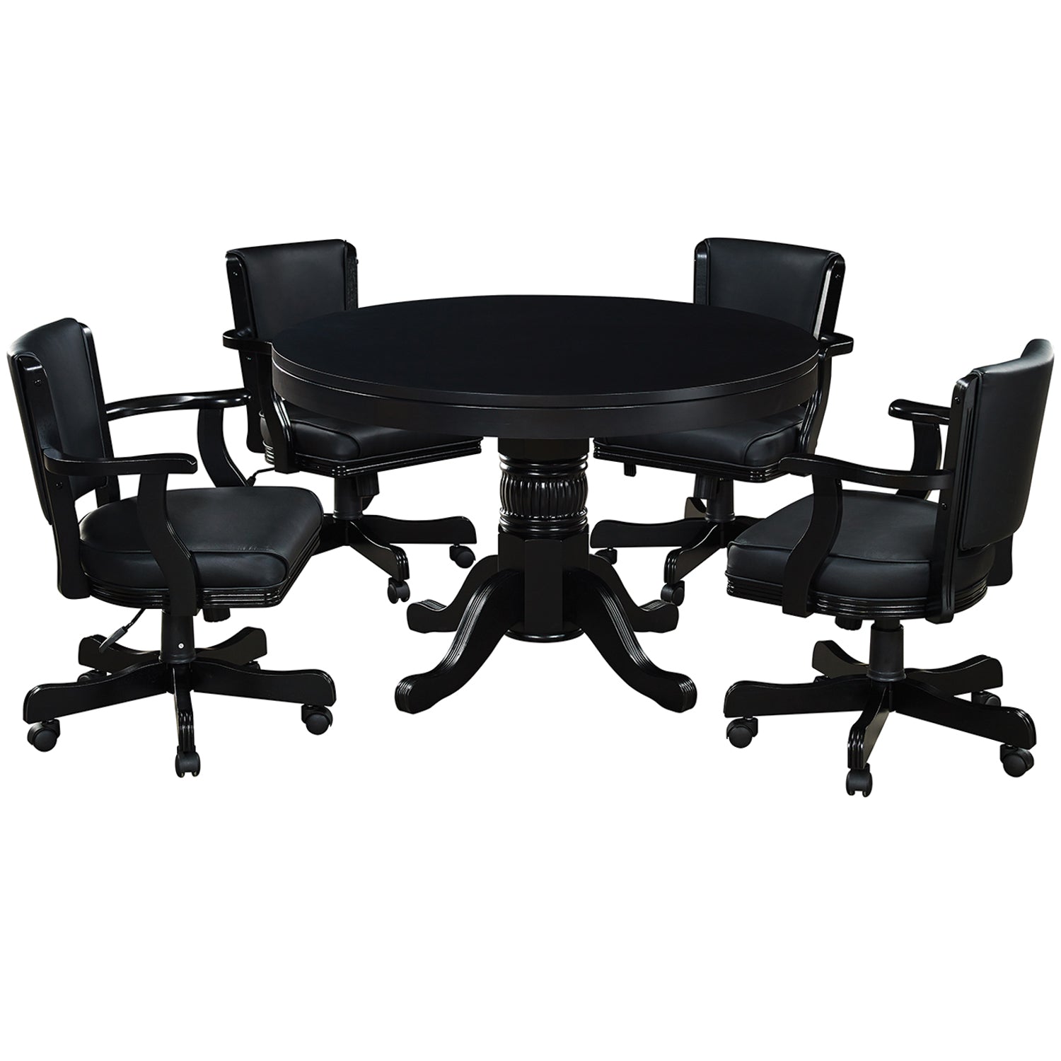 RAM Game Room 48" Round 3-in-1 Poker & Dining Table (GTBL48)
