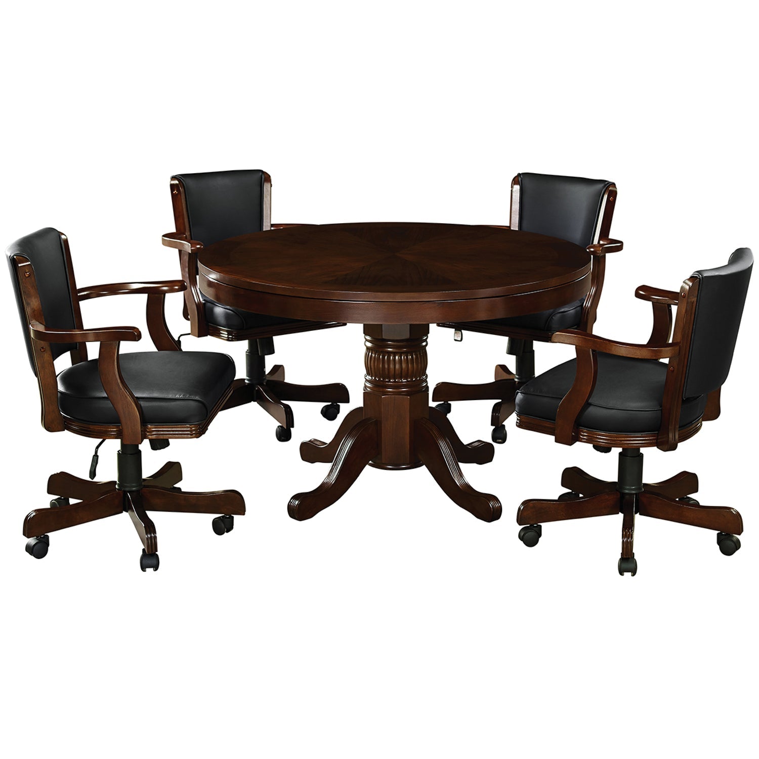 RAM Game Room 48" Round 3-in-1 Poker & Dining Table (GTBL48)