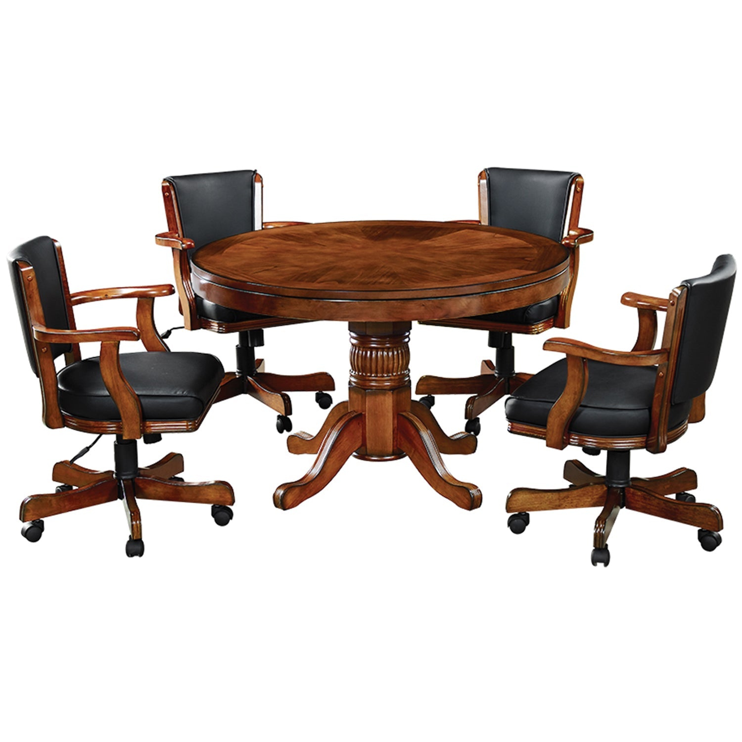 RAM Game Room 48" Round 3-in-1 Poker & Dining Table (GTBL48)