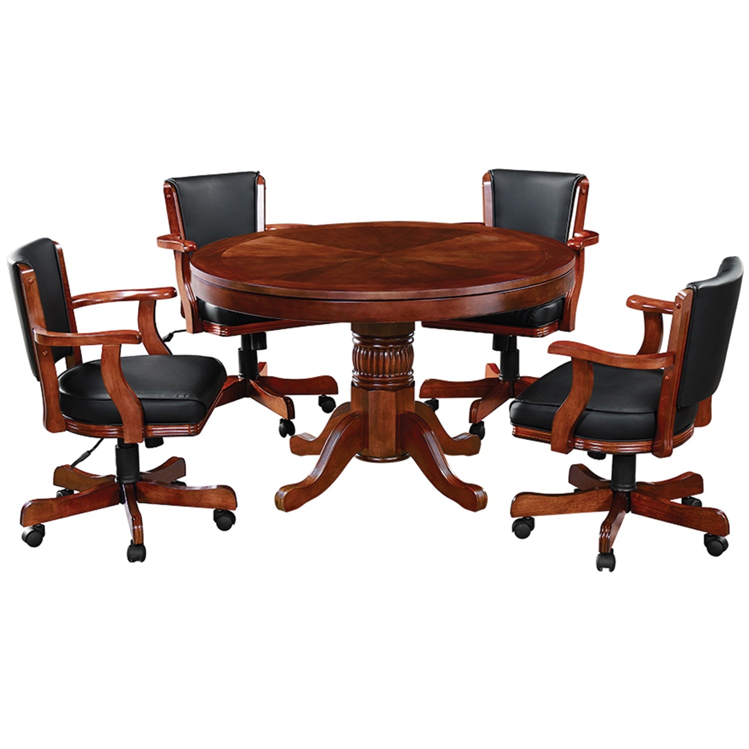 RAM Game Room 48" Round 3-in-1 Poker & Dining Table (GTBL48)