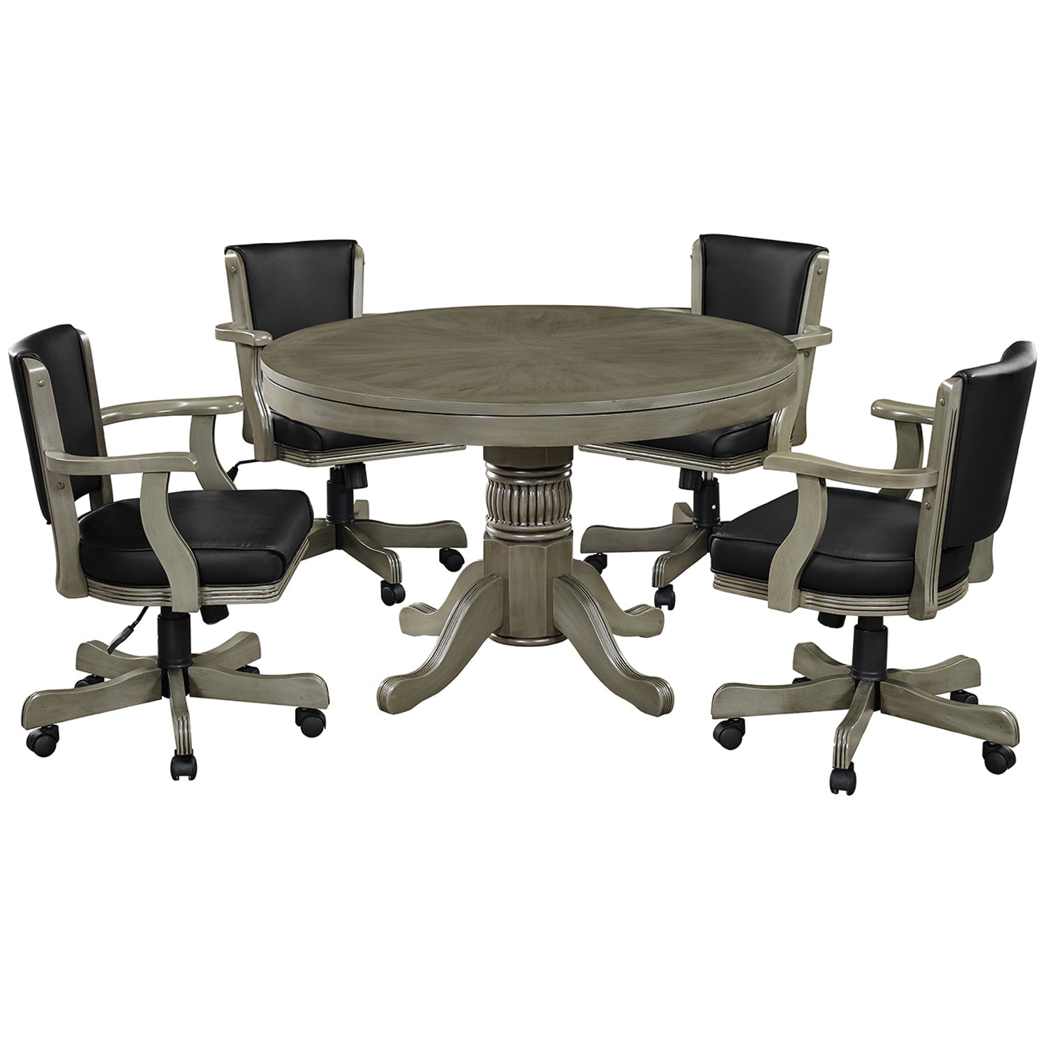 RAM Game Room 48" Round 3-in-1 Poker & Dining Table (GTBL48)