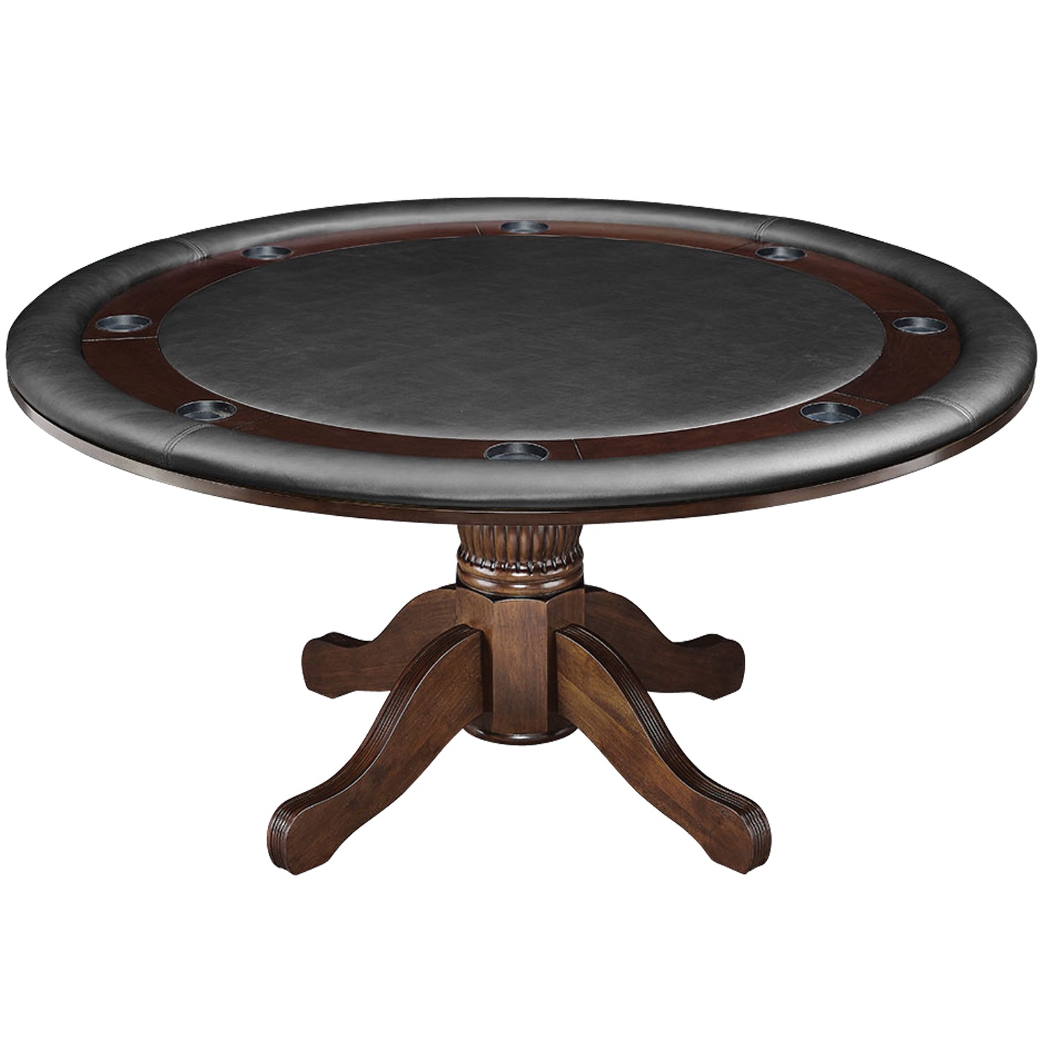 RAM Game Room 60" Round 2-in-1 Poker & Dining Table (GTBL60)