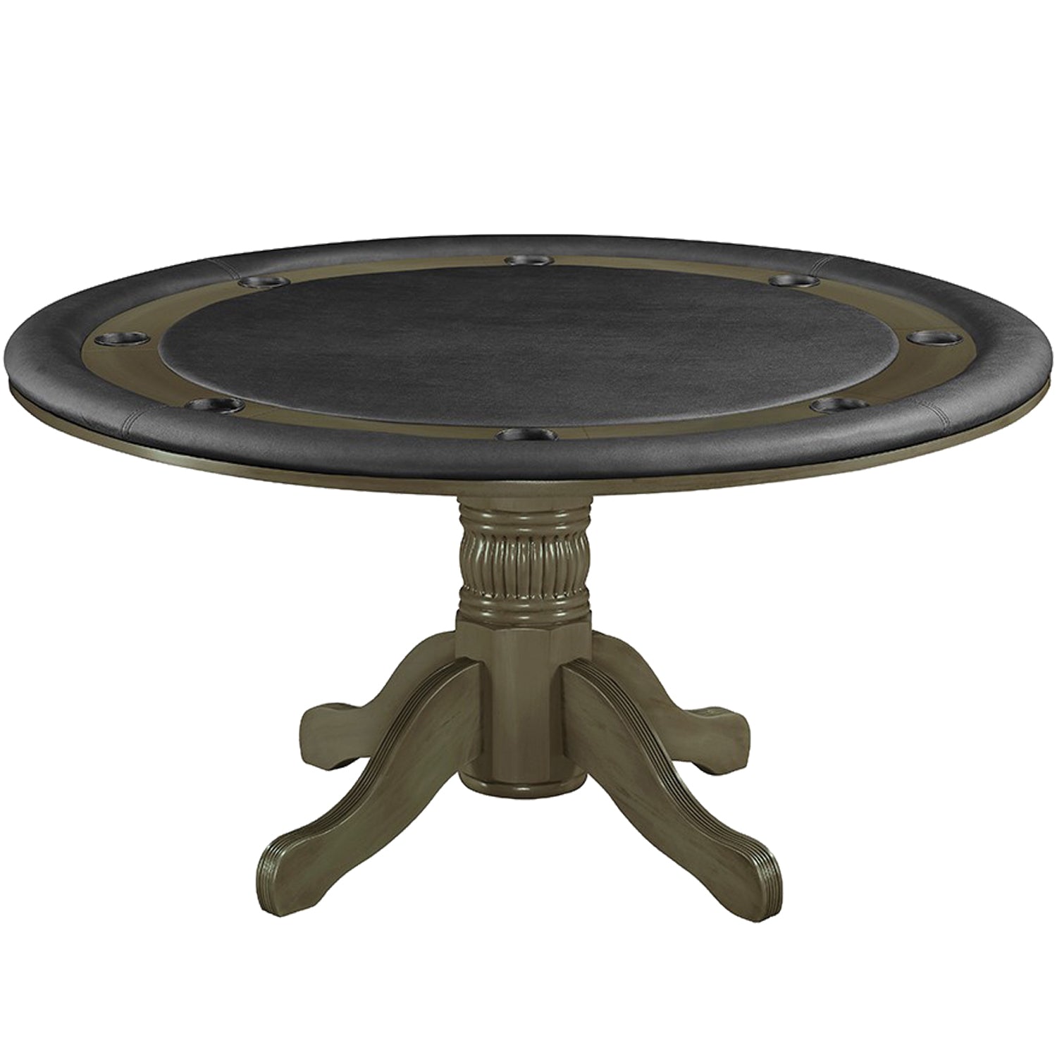 RAM Game Room 60" Round 2-in-1 Poker & Dining Table (GTBL60)