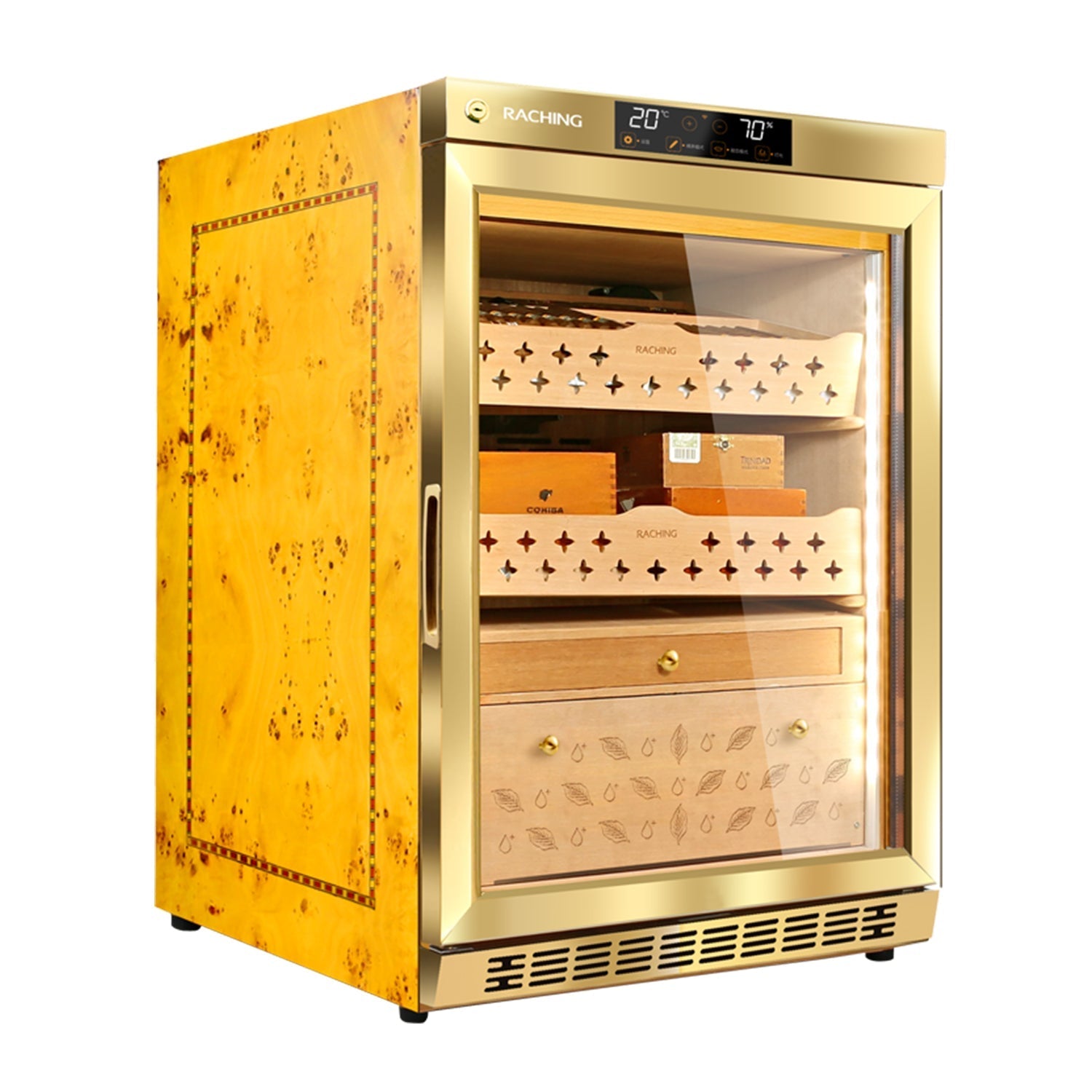 Raching MON800A – Electric Climate Control Cabinet Humidor (600 Cigars)