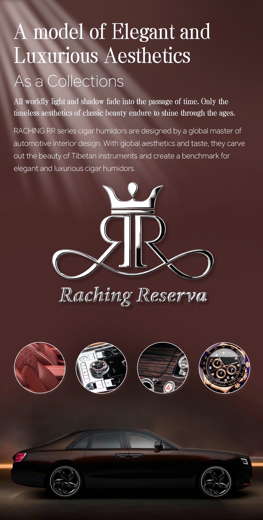 Raching Reserve San Diego Red - RR980 - Electronic Cigar Humidor