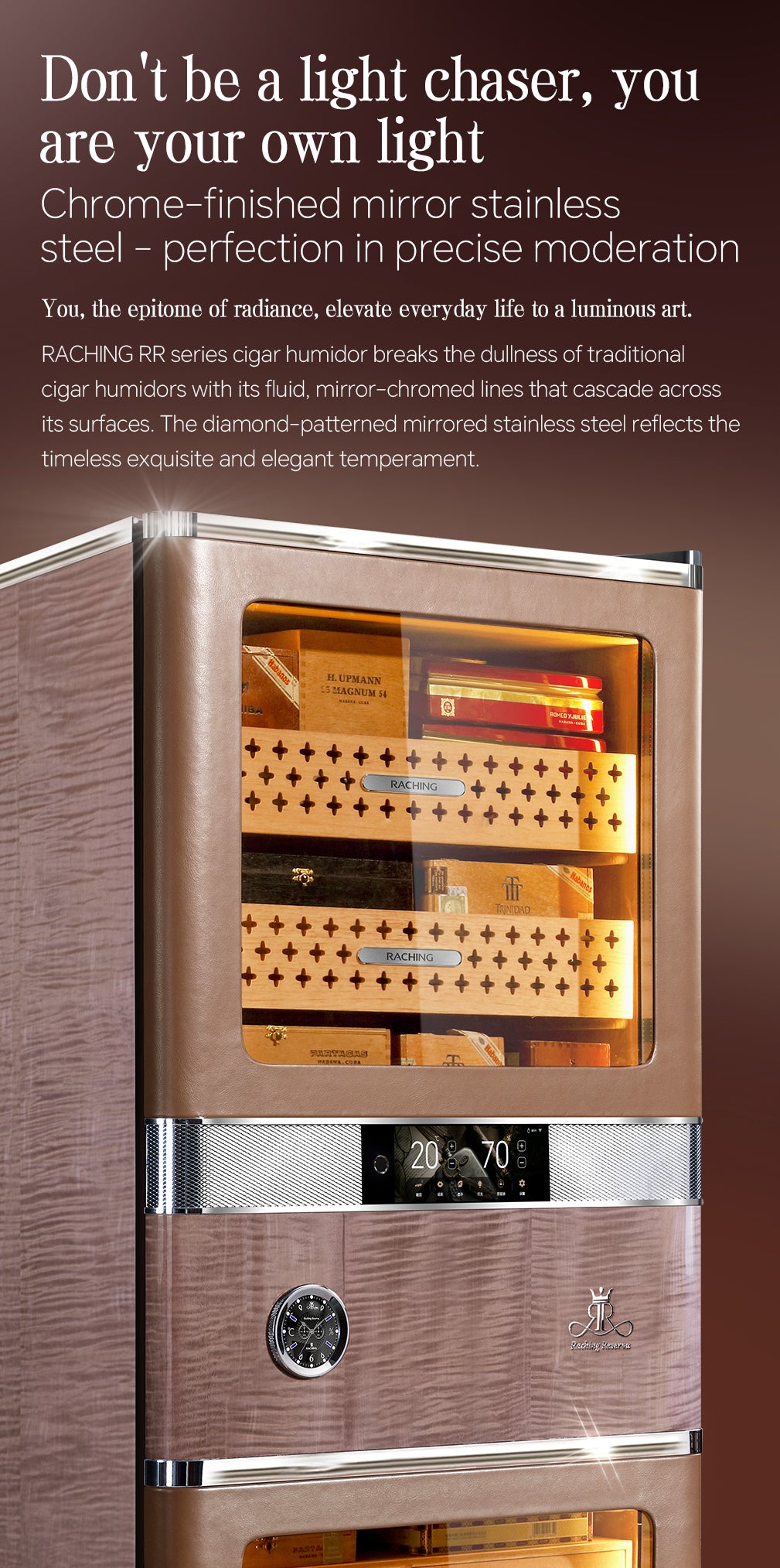 Raching Reserve San Diego Red - RR980 - Electronic Cigar Humidor