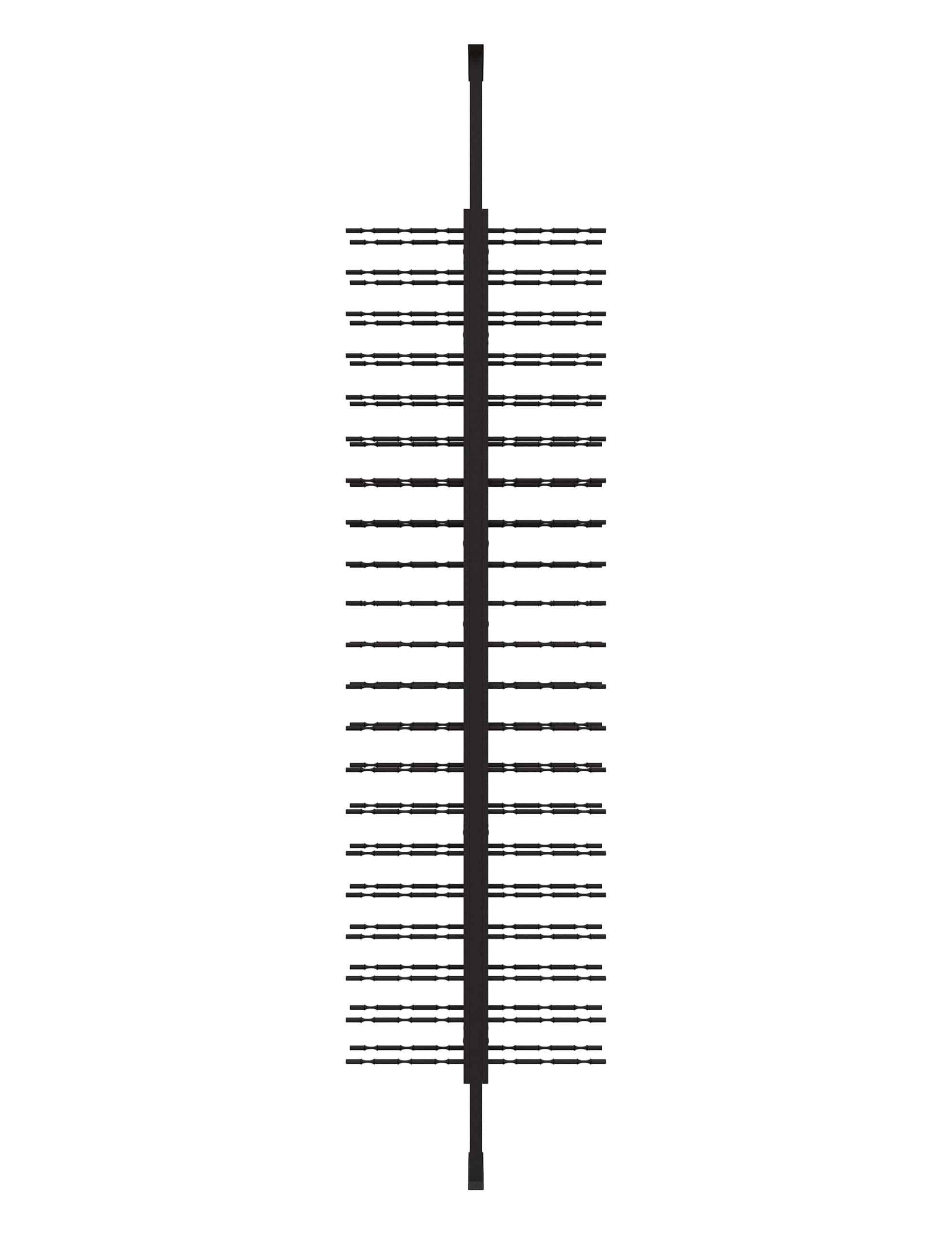 Ultra Wine Racks & Cellars Floor-to-Ceiling Mounted Wine Rack Display – 2-Sided (126 Bottles)