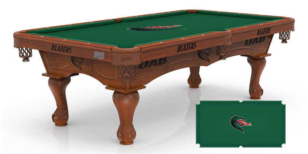 Holland Bar Stool Officially Licensed Logo 8 ft. Pool Table