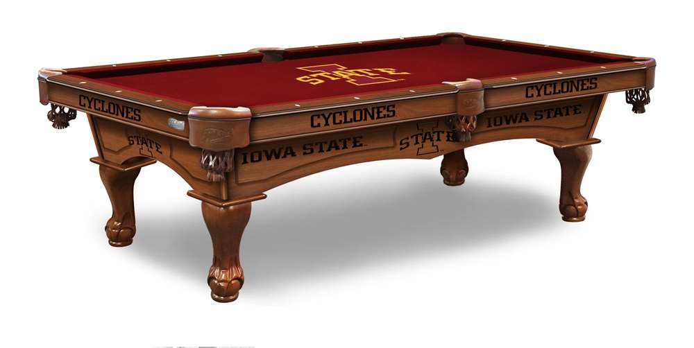 Holland Bar Stool Officially Licensed Logo 8 ft. Pool Table