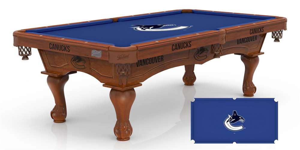 Holland Bar Stool Officially Licensed Logo 8 ft. Pool Table