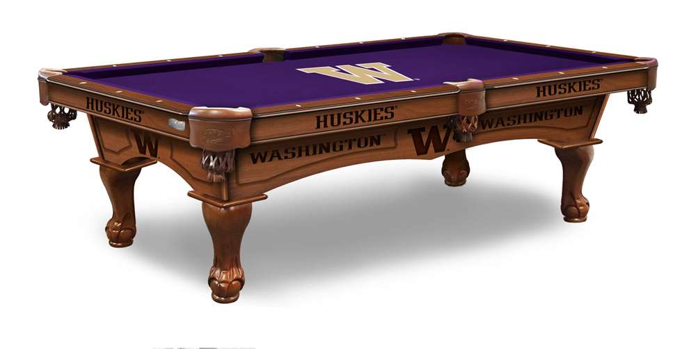 Holland Bar Stool Officially Licensed Logo 8 ft. Pool Table