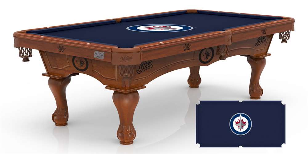 Holland Bar Stool Officially Licensed Logo 8 ft. Pool Table