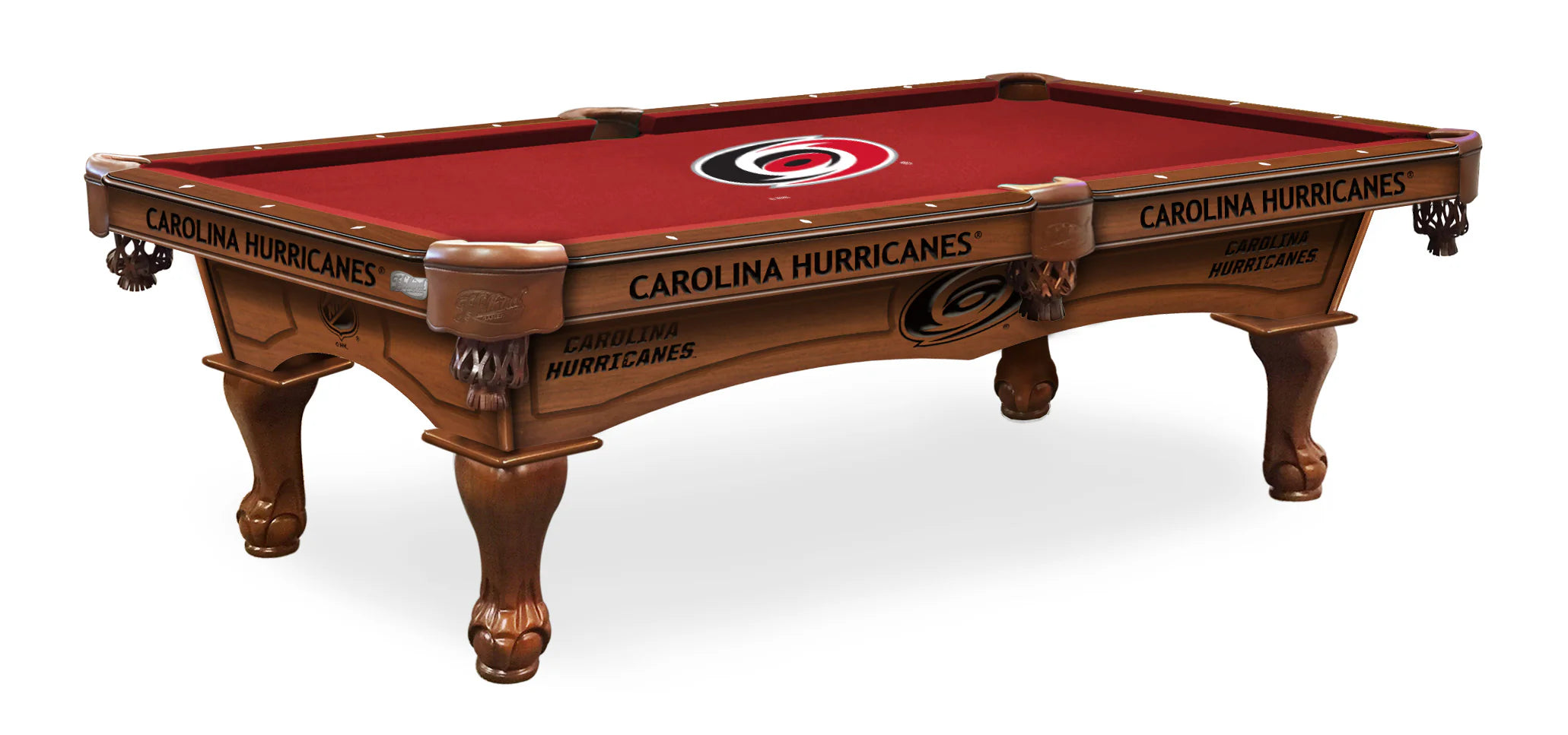 Holland Bar Stool Officially Licensed Logo 8 ft. Pool Table