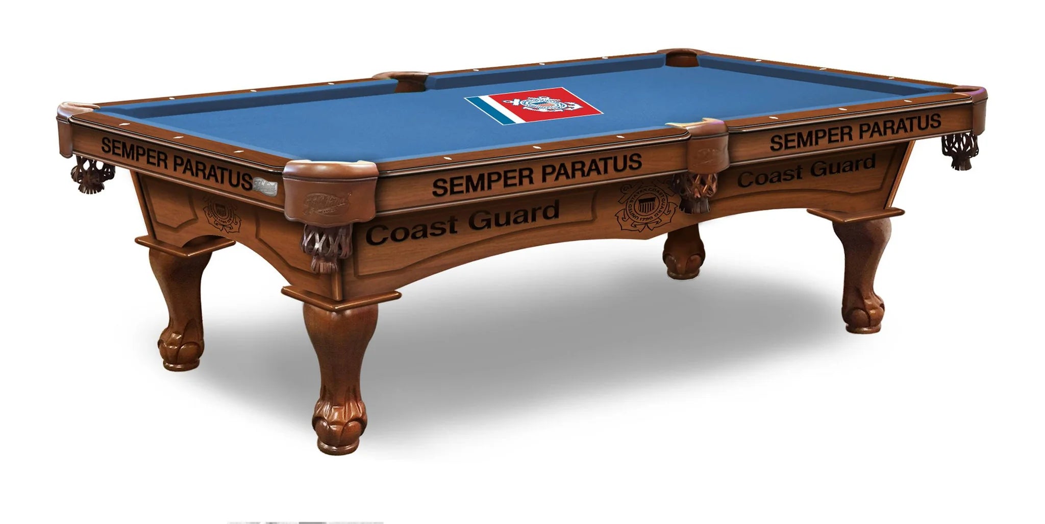 Holland Bar Stool Officially Licensed Logo 8 ft. Pool Table