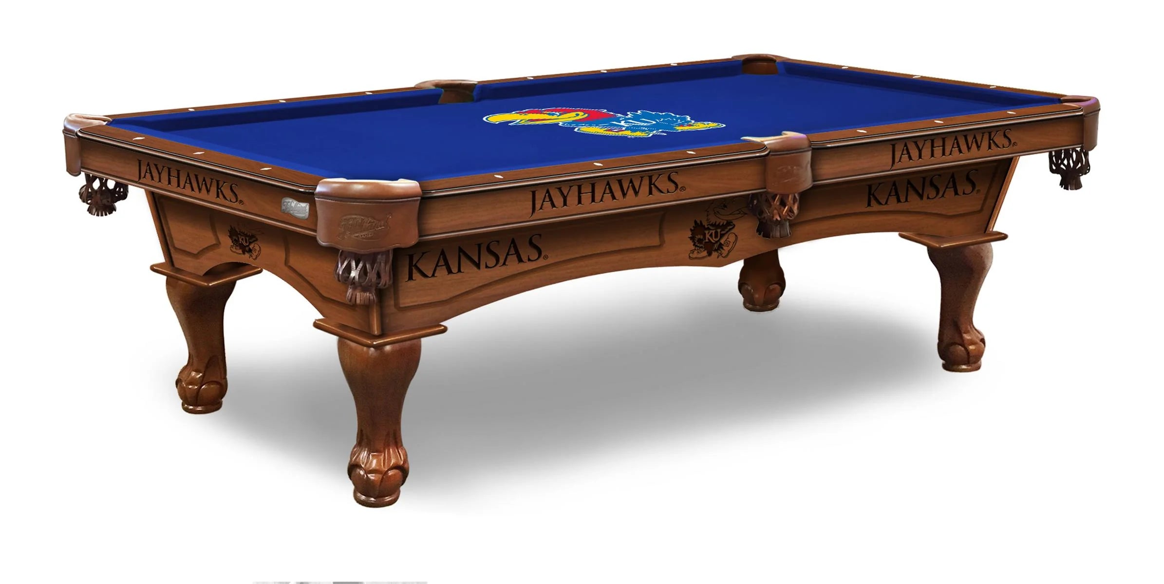 Holland Bar Stool Officially Licensed Logo 8 ft. Pool Table