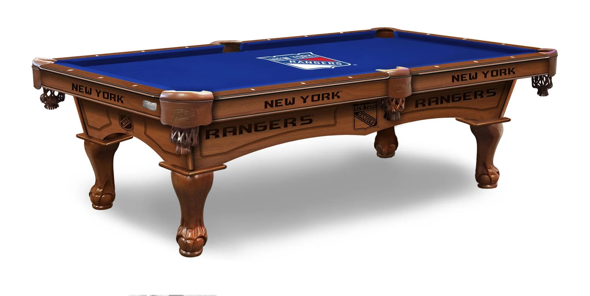 Holland Bar Stool Officially Licensed Logo 8 ft. Pool Table