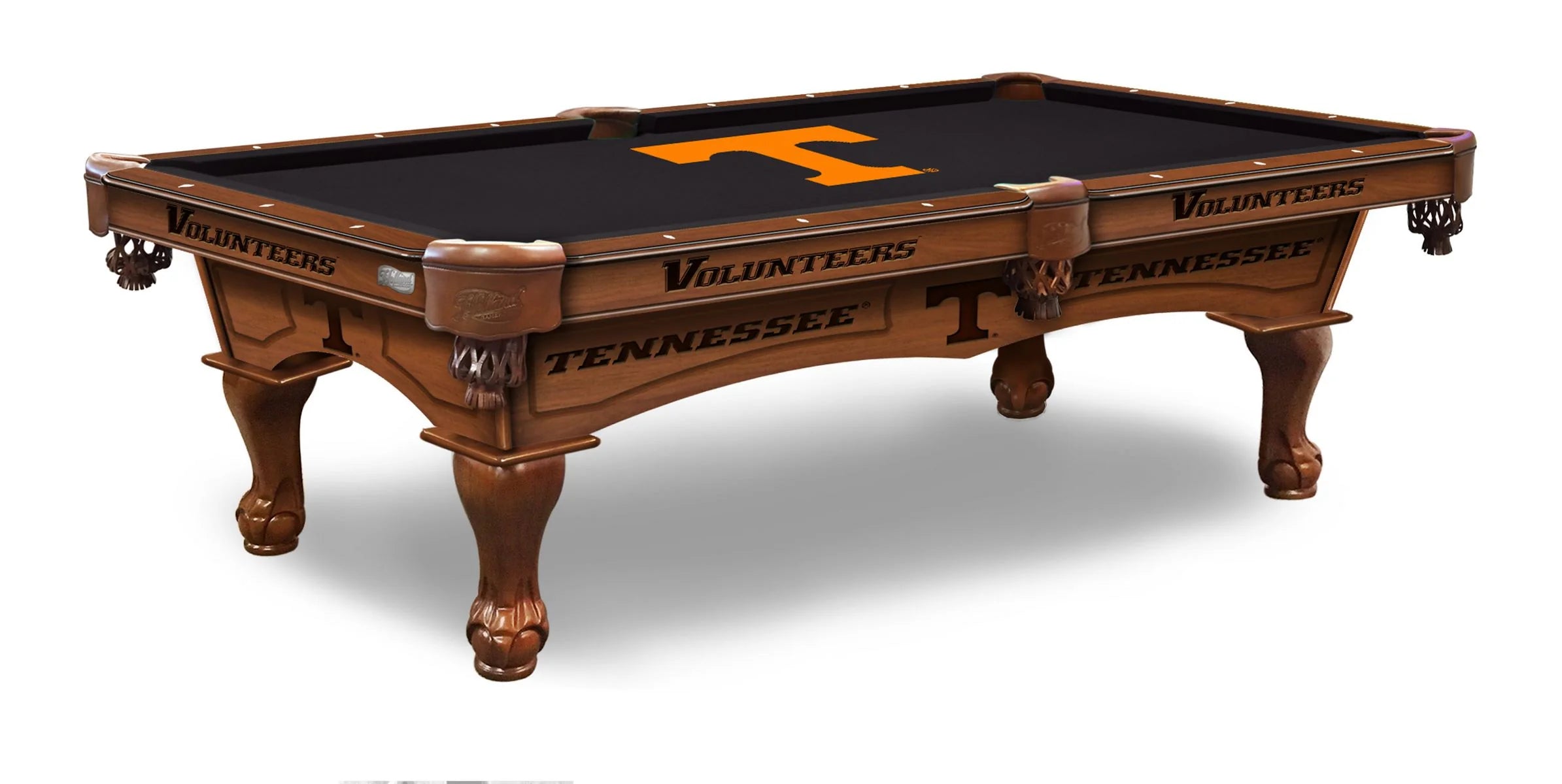 Holland Bar Stool Officially Licensed Logo 8 ft. Pool Table