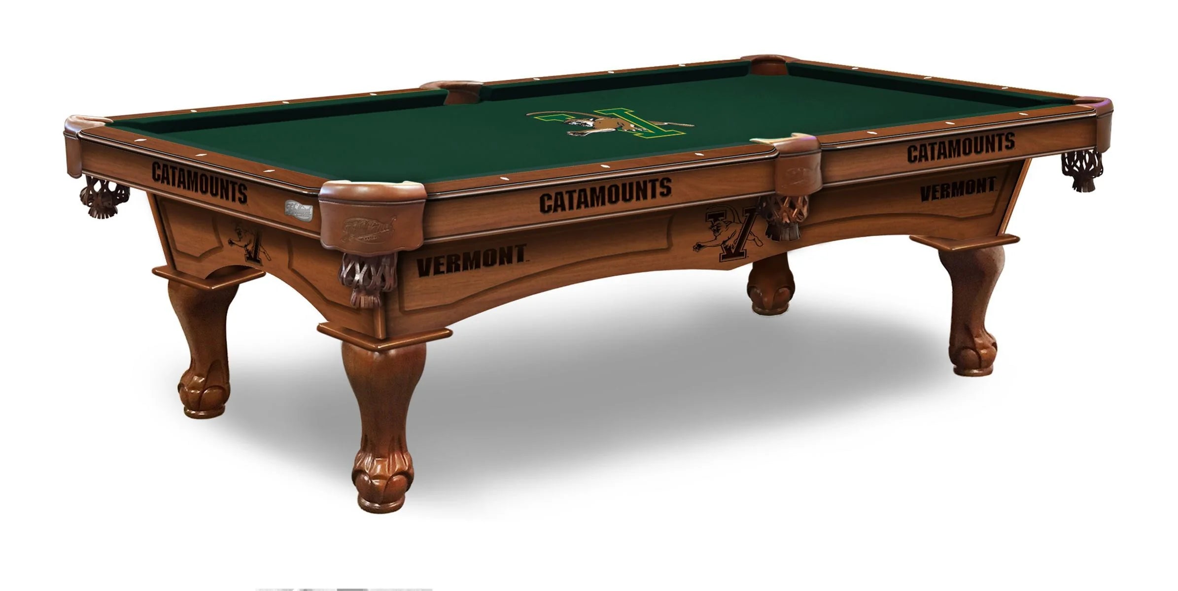 Holland Bar Stool Officially Licensed Logo 8 ft. Pool Table