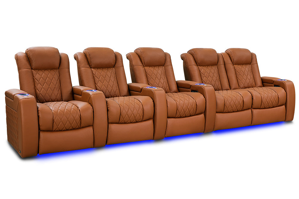 Valencia Tuscany Ultimate 20K Italian Semi-Aniline Leather Theater Seating – 2025 Ultimate Luxury Edition