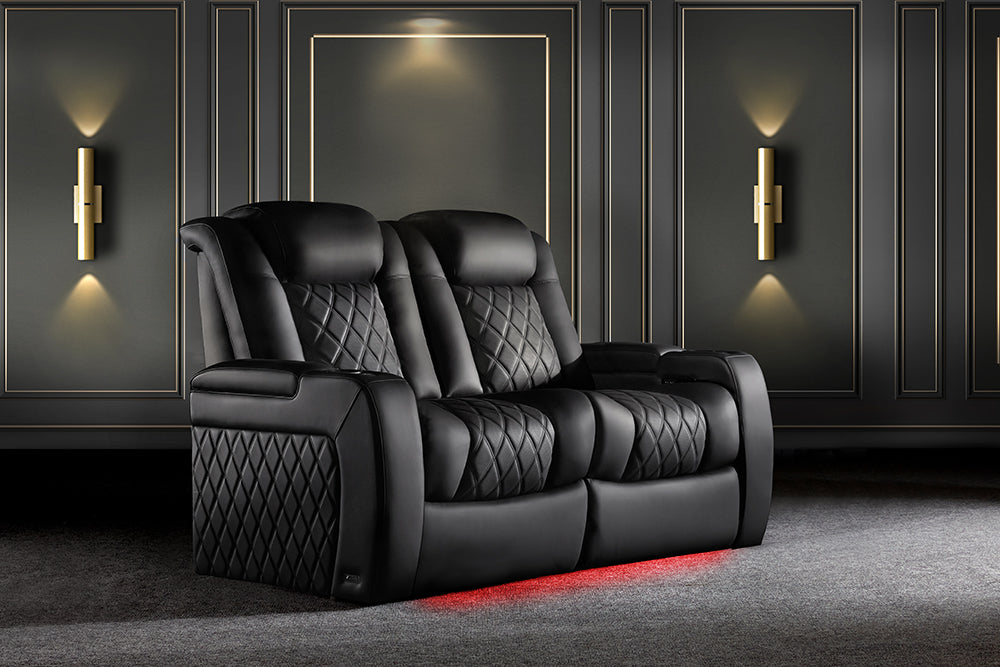 Valencia Tuscany XL Luxury Italian Semi-Aniline Leather Theater Seating – 2025 Edition