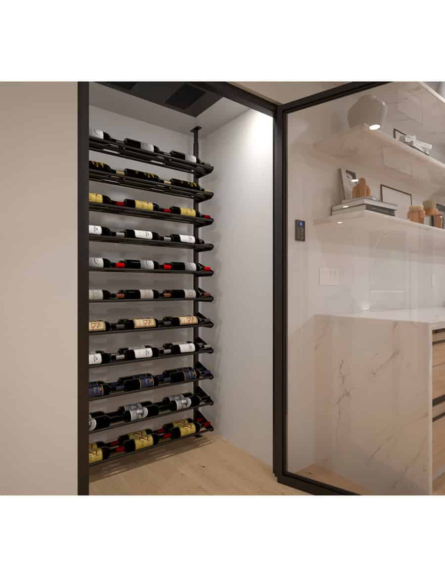 Ultra Wine Racks & Cellars Showcase Standard Horizontal Kits (66–99 Bottles)