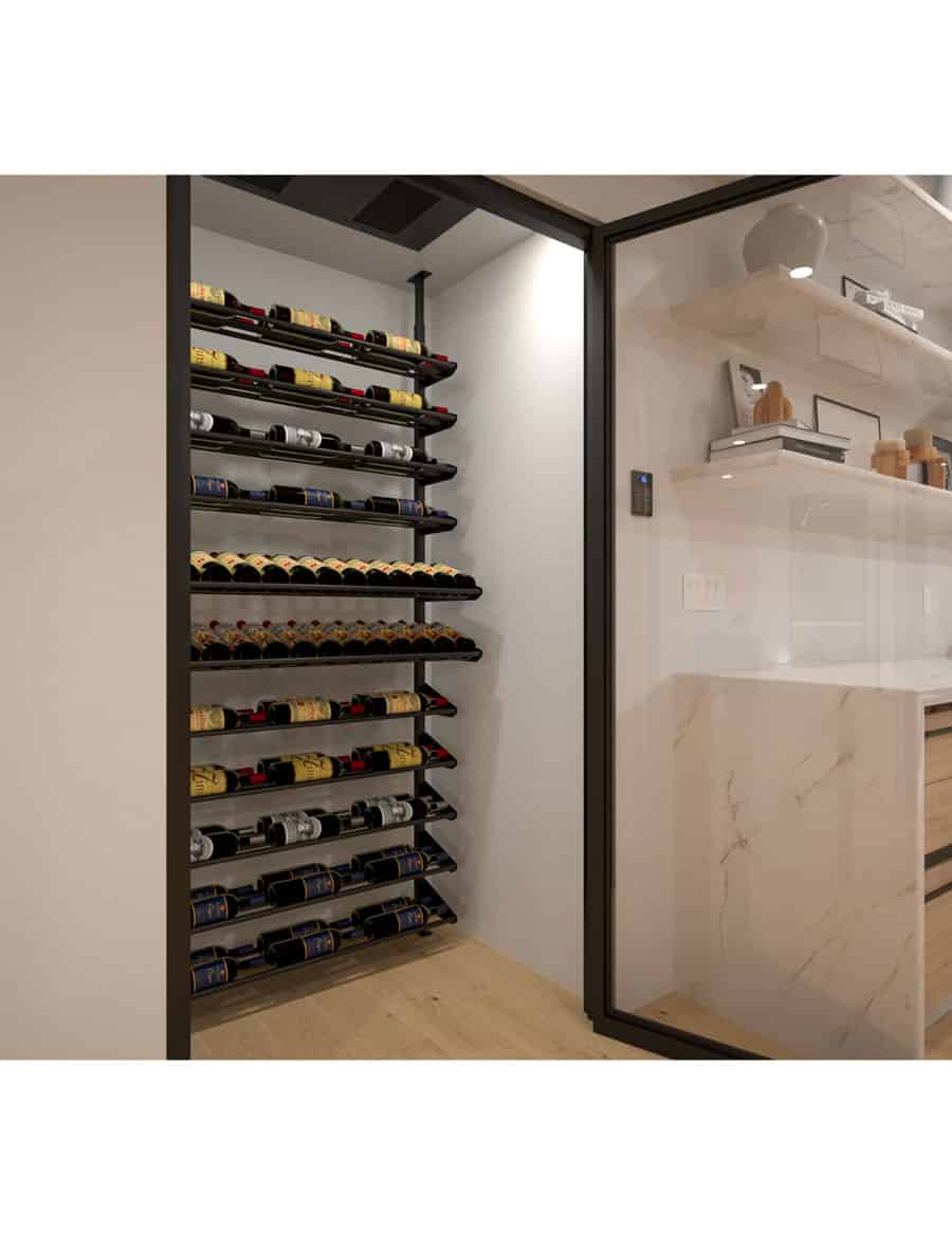 Ultra Wine Racks & Cellars Showcase Featured Display Kit (78–105 Bottles)