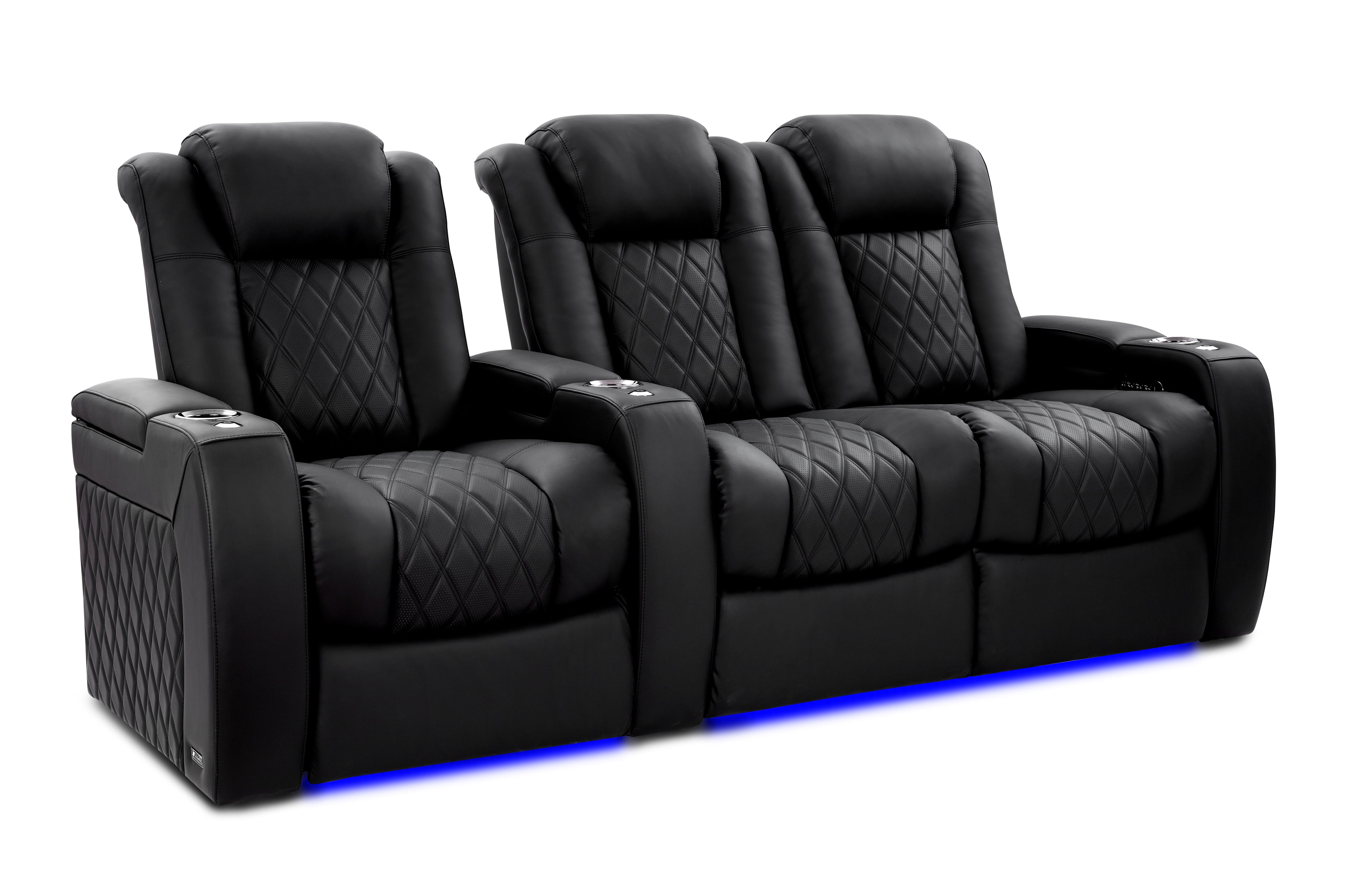 Valencia Tuscany Ultimate Heat & Ventilation Italian Semi-Aniline Leather Theater Seating