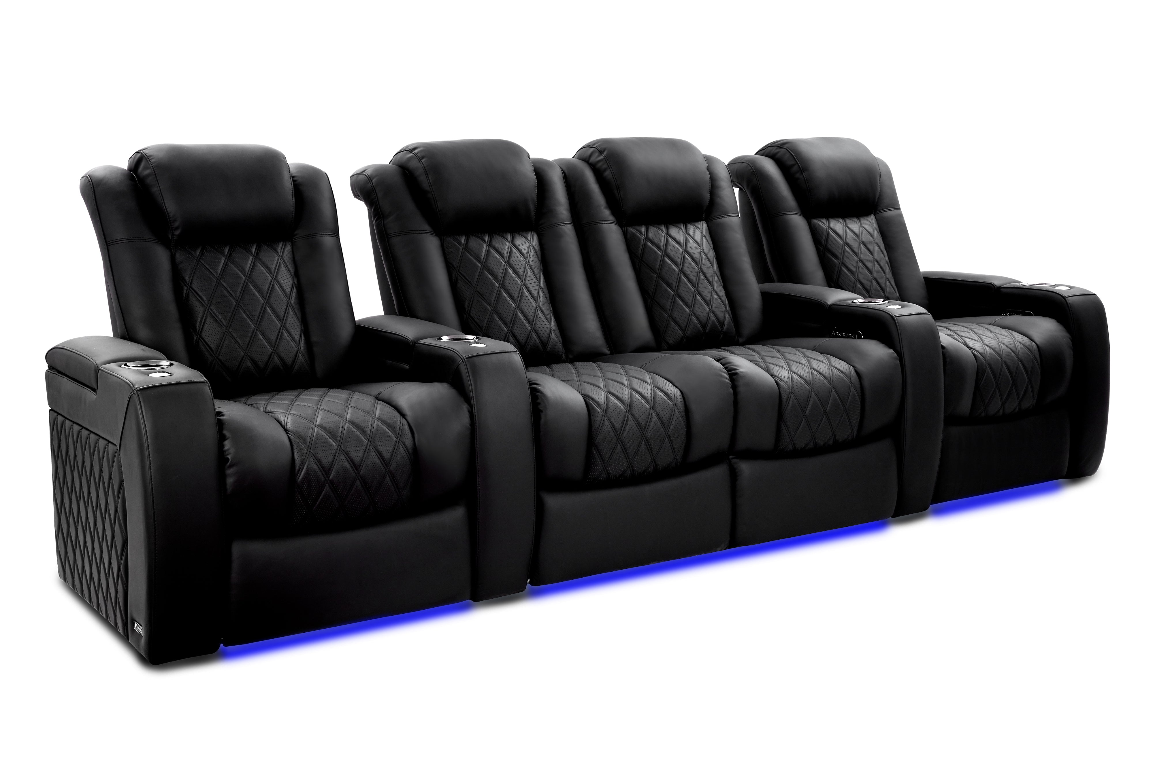 Valencia Tuscany Ultimate Heat & Ventilation Italian Semi-Aniline Leather Theater Seating