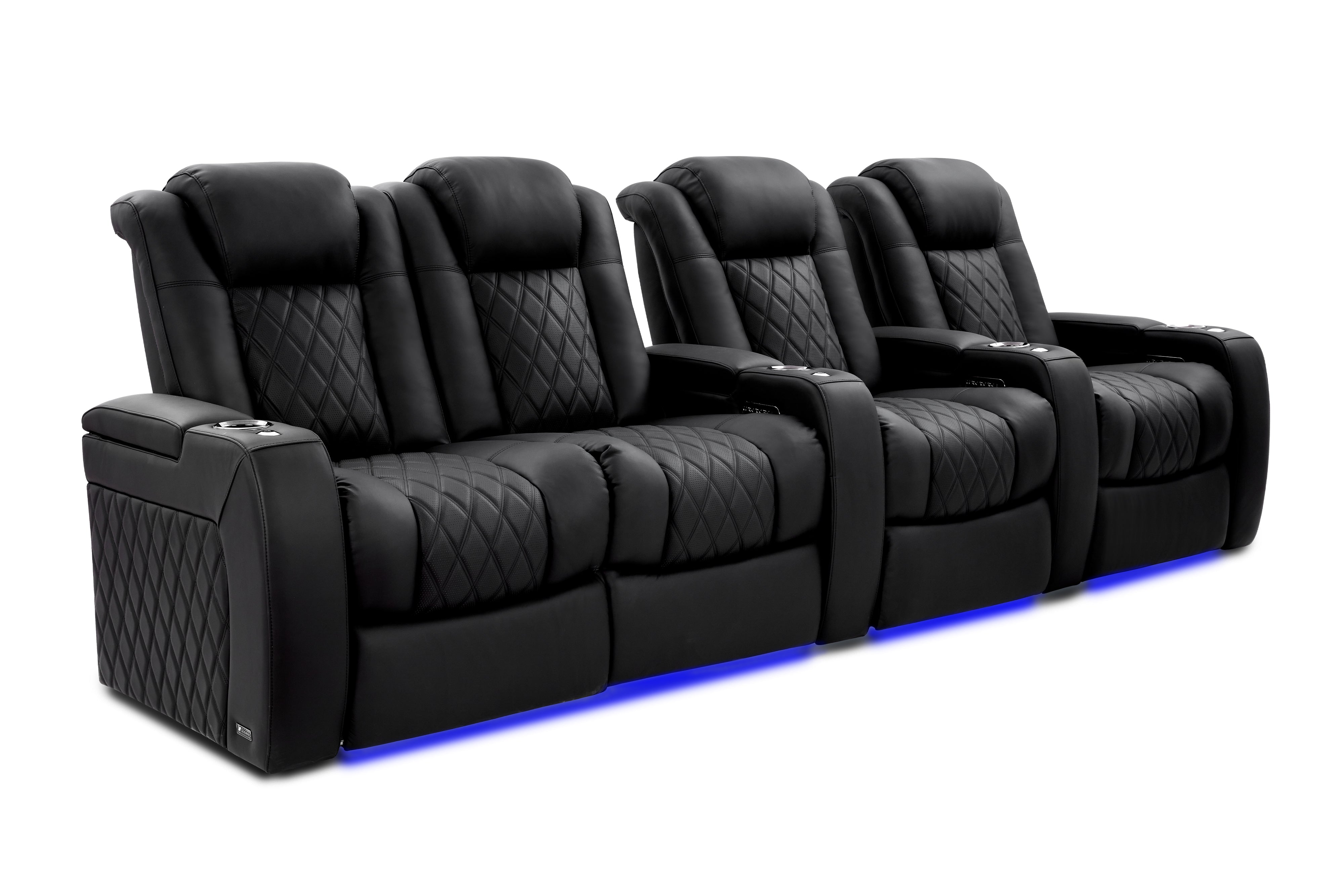 Valencia Tuscany Ultimate Heat & Ventilation Italian Semi-Aniline Leather Theater Seating
