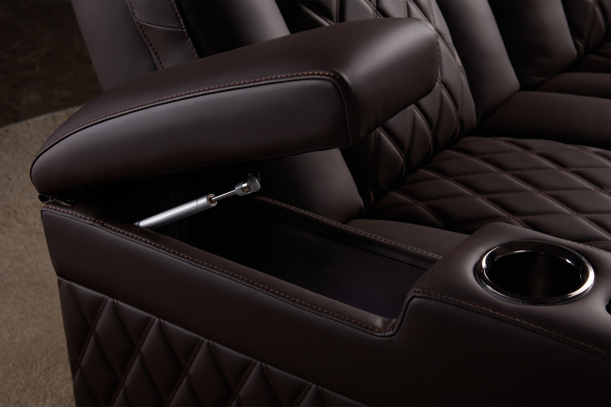 Valencia Tuscany Luxury Console Italian Leather Home Theater Seating – 2025 Edition