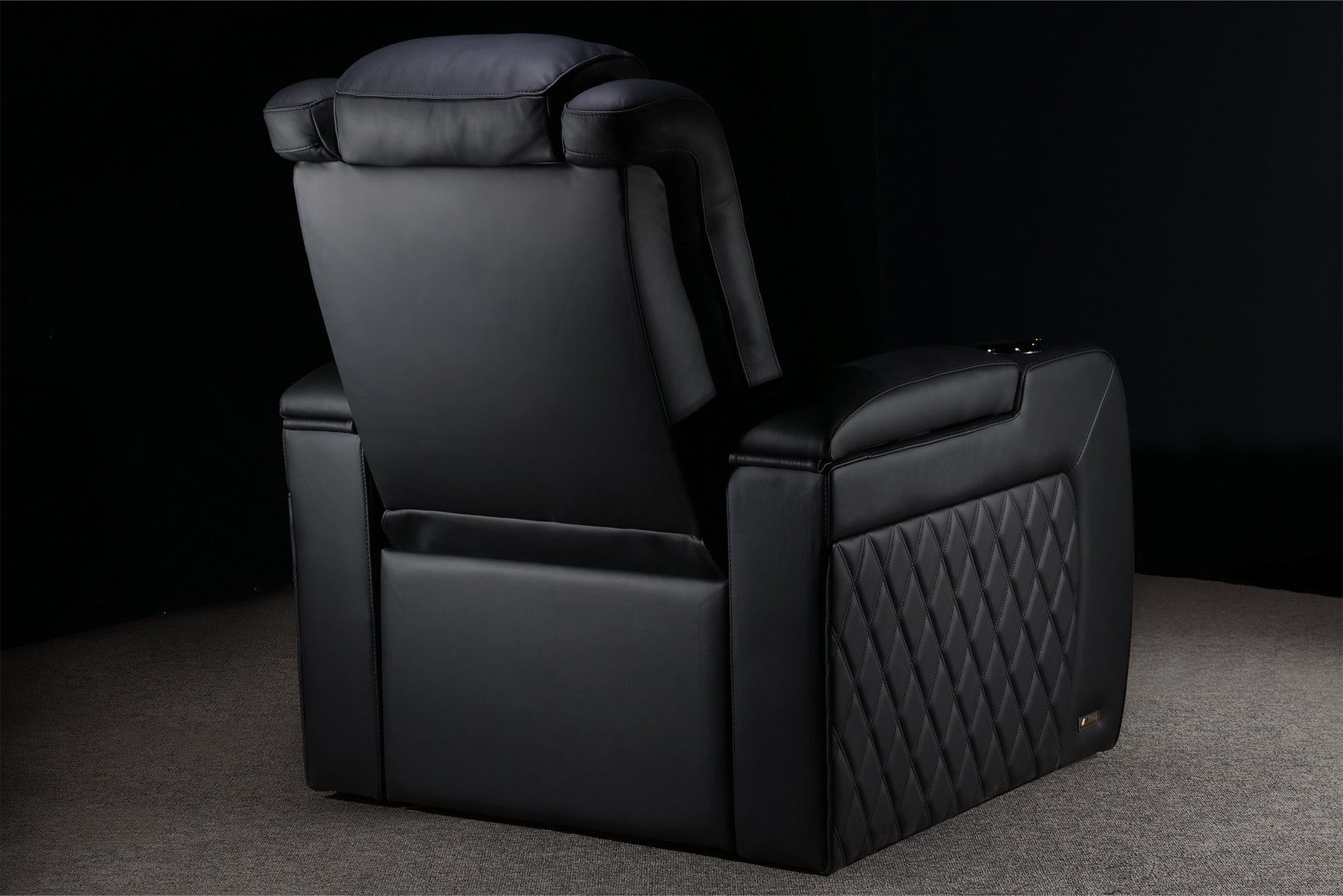 Valencia Tuscany Luxury Console Italian Leather Home Theater Seating – 2025 Edition