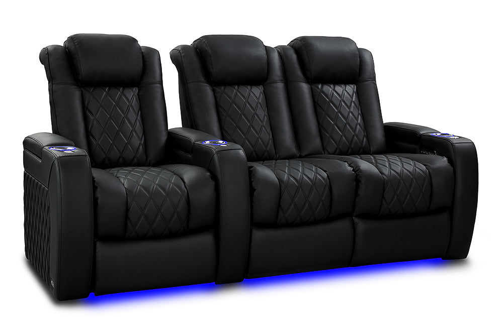 Valencia Tuscany Slim Ultimate Italian Semi-Aniline Leather Theater Seating – 2025 Luxury Edition