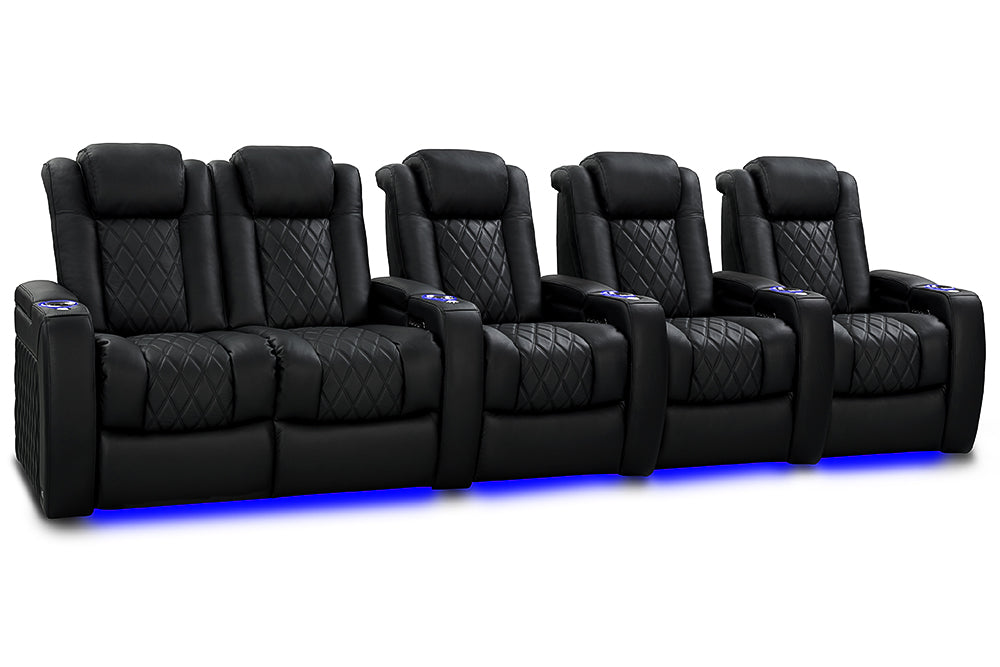 Valencia Tuscany Slim Ultimate Italian Semi-Aniline Leather Theater Seating – 2025 Luxury Edition