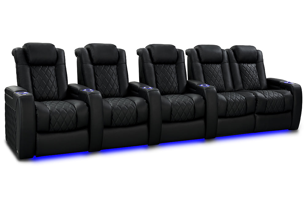 Valencia Tuscany Slim Ultimate Italian Semi-Aniline Leather Theater Seating – 2025 Luxury Edition