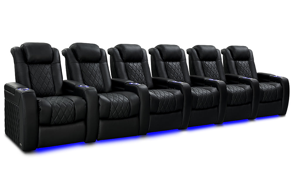 Valencia Tuscany Slim Ultimate Italian Semi-Aniline Leather Theater Seating – 2025 Luxury Edition