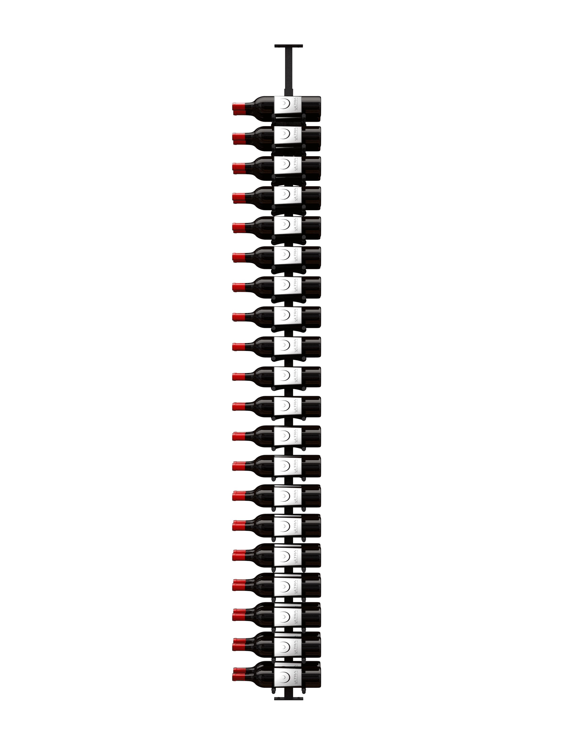 Ultra Wine Racks & Cellars HZ Minimalist Series 1-Sided Wine Rack Display (40 Bottles)
