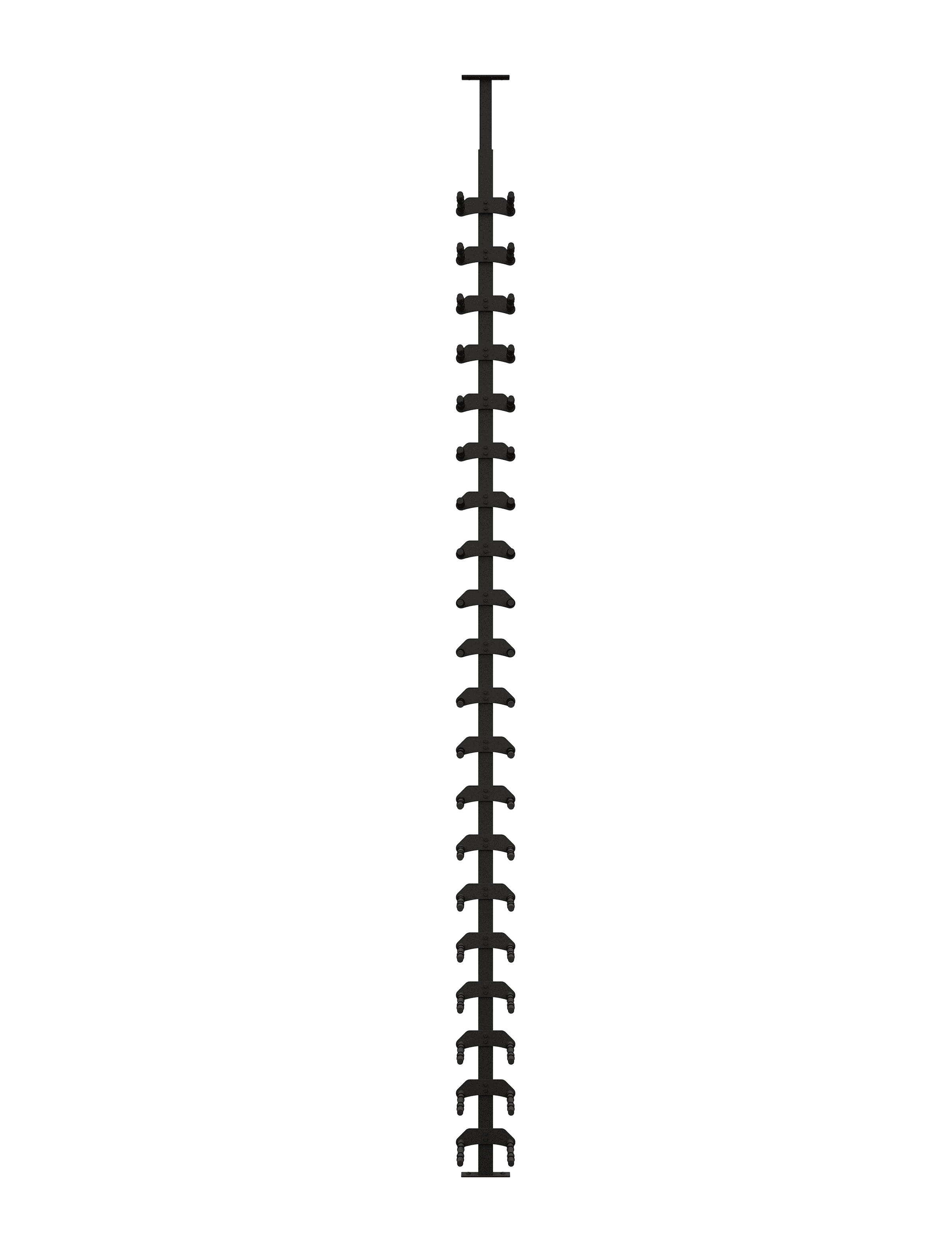 Ultra Wine Racks & Cellars HZ Minimalist Series 1-Sided Wine Rack Display (40 Bottles)