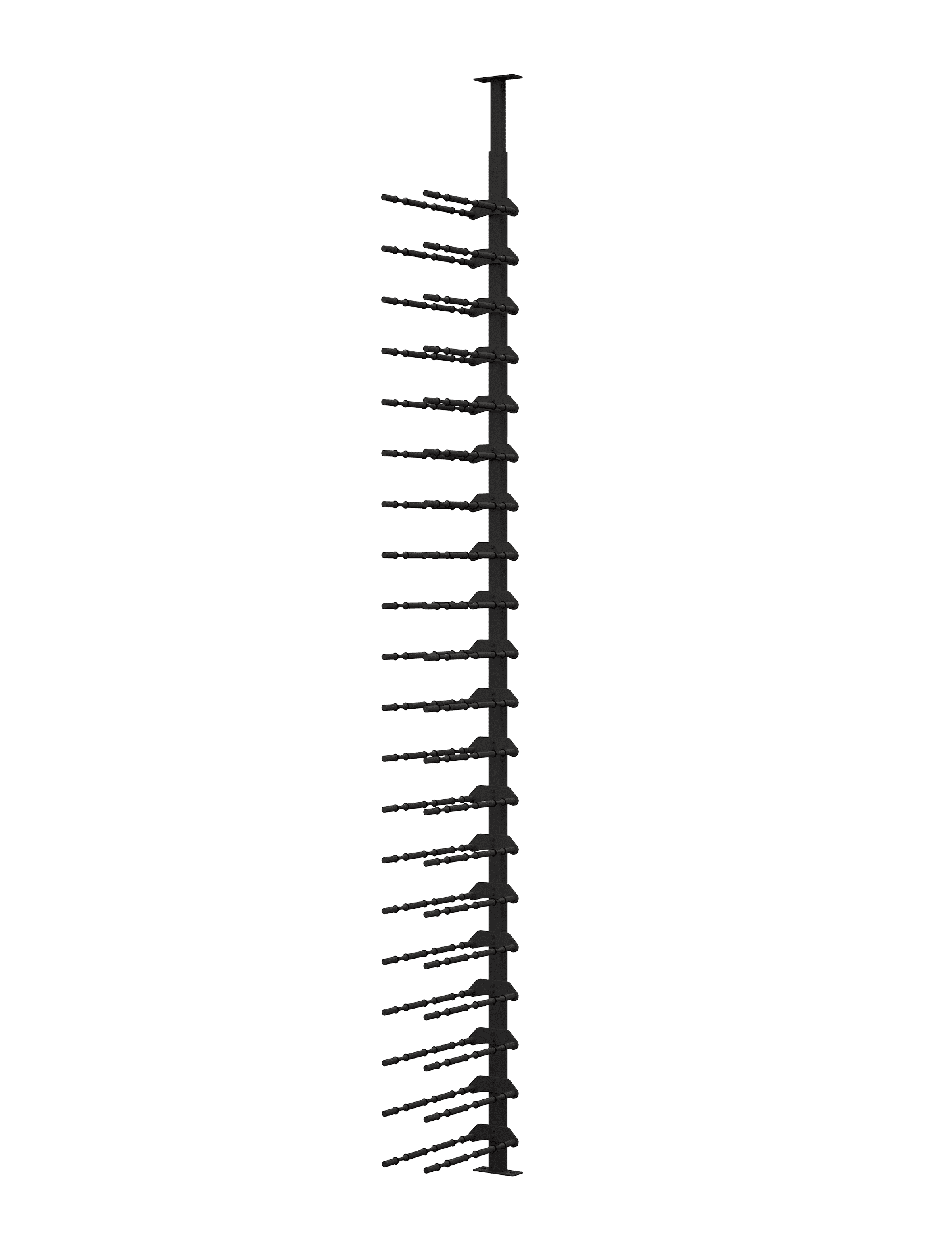 Ultra Wine Racks & Cellars HZ Minimalist Series 1-Sided Wine Rack Display (60 Bottles)