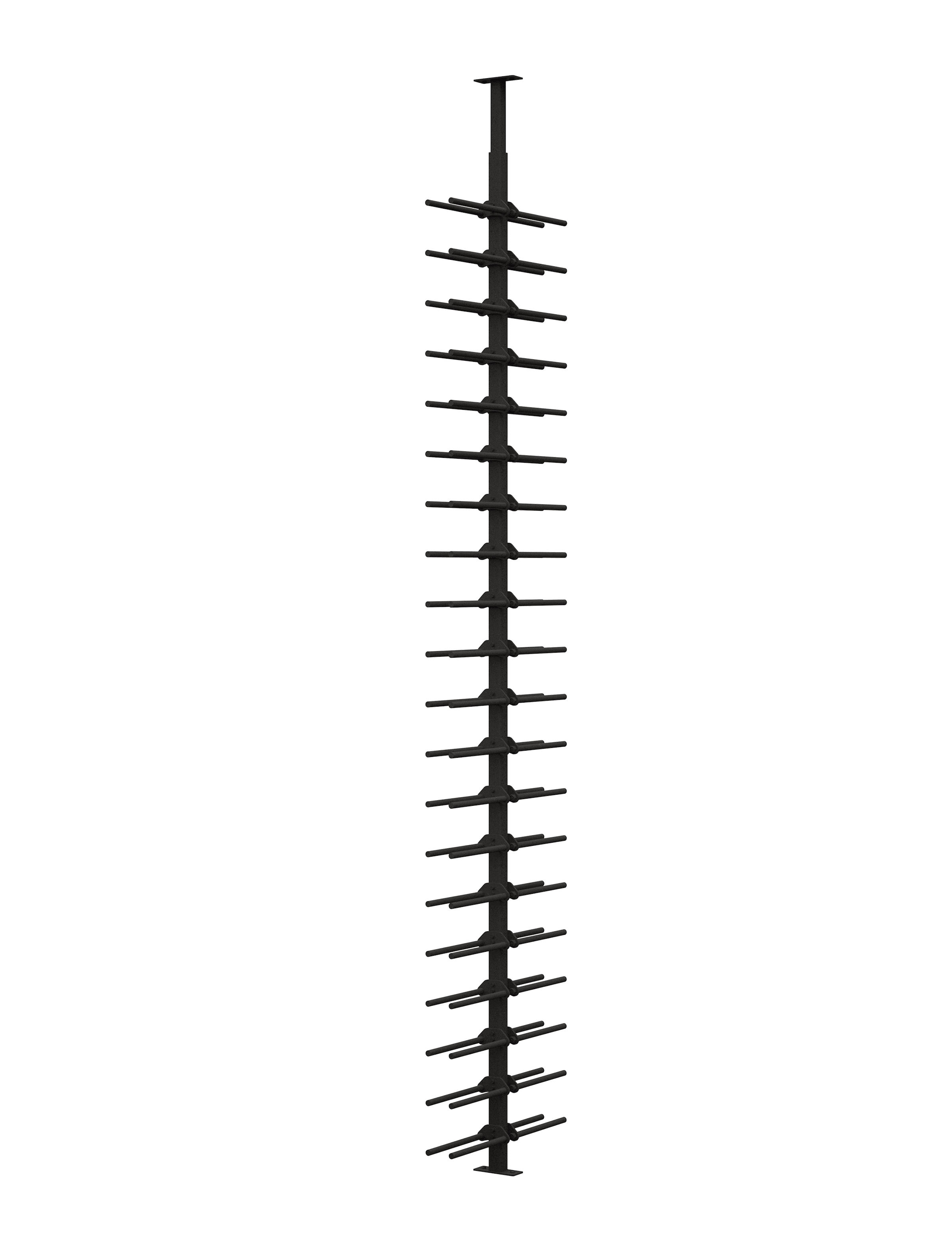 Ultra Wine Racks & Cellars ST Minimalist Series 2-Sided Wine Rack Display (40 Bottles)