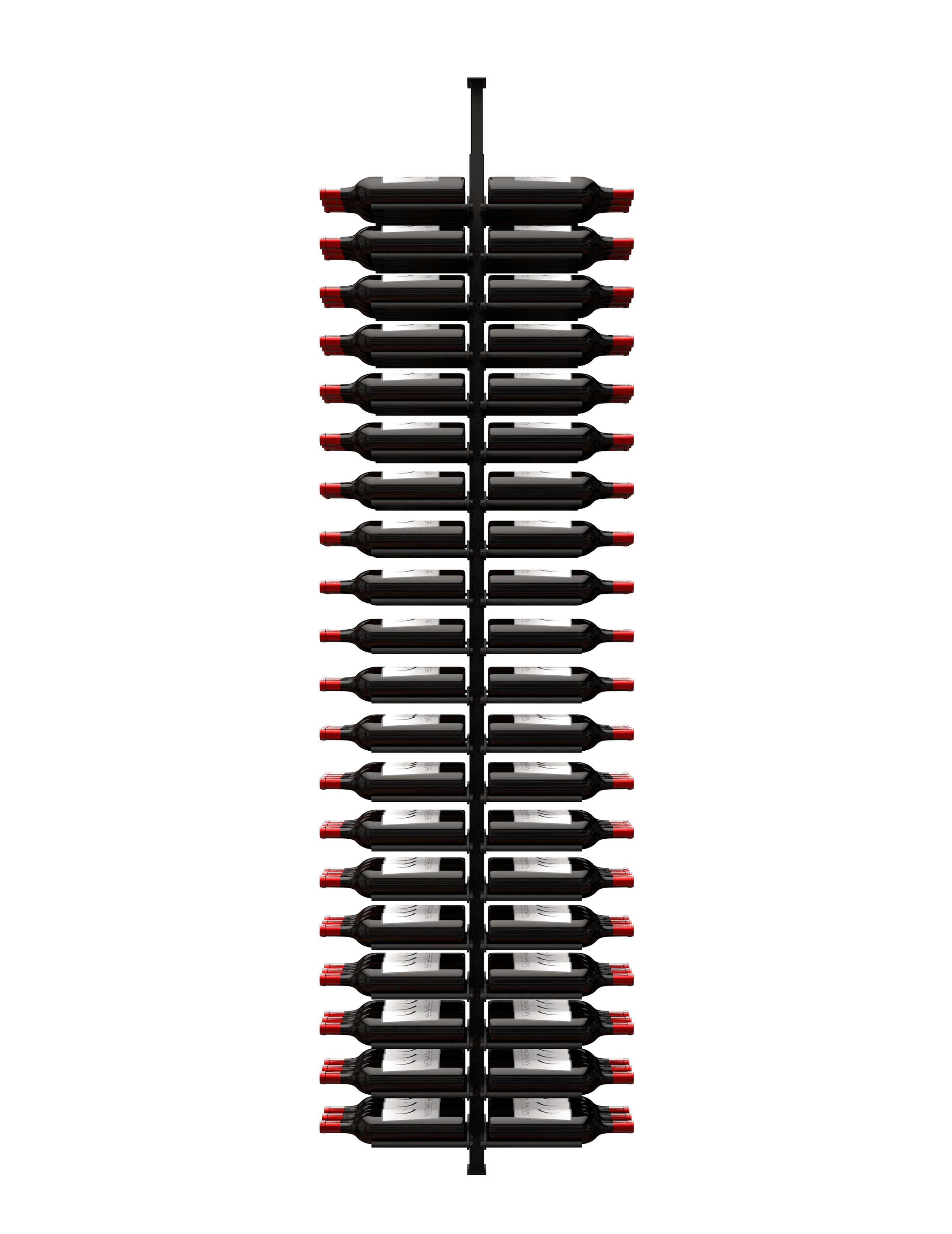 Ultra Wine Racks & Cellars ST Minimalist Series 2-Sided Wine Rack Display (120 Bottles)